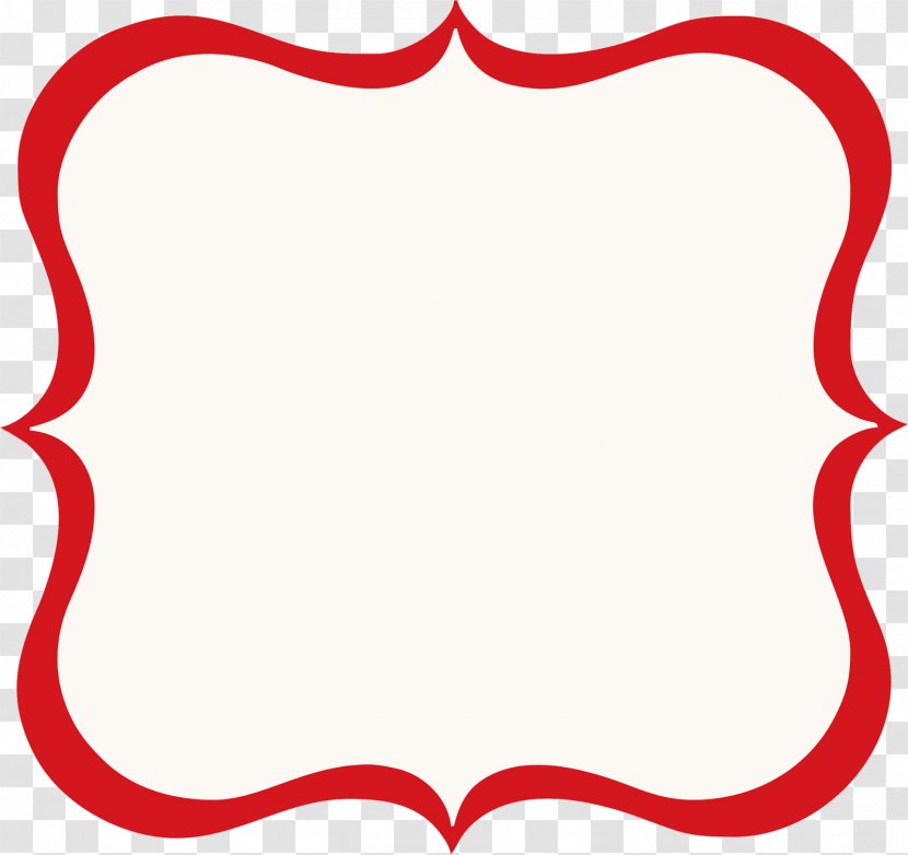 Cuadro Page Layout Frame Clip Art - Red - Free Tag Transparent PNG
