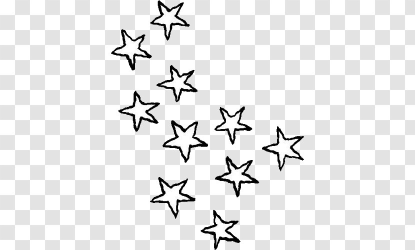 Clip Art Star Image Drawing Black And White - Light Transparent PNG