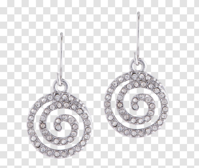 Earring Body Jewellery Silver Diamond - Female Jewelry Transparent PNG