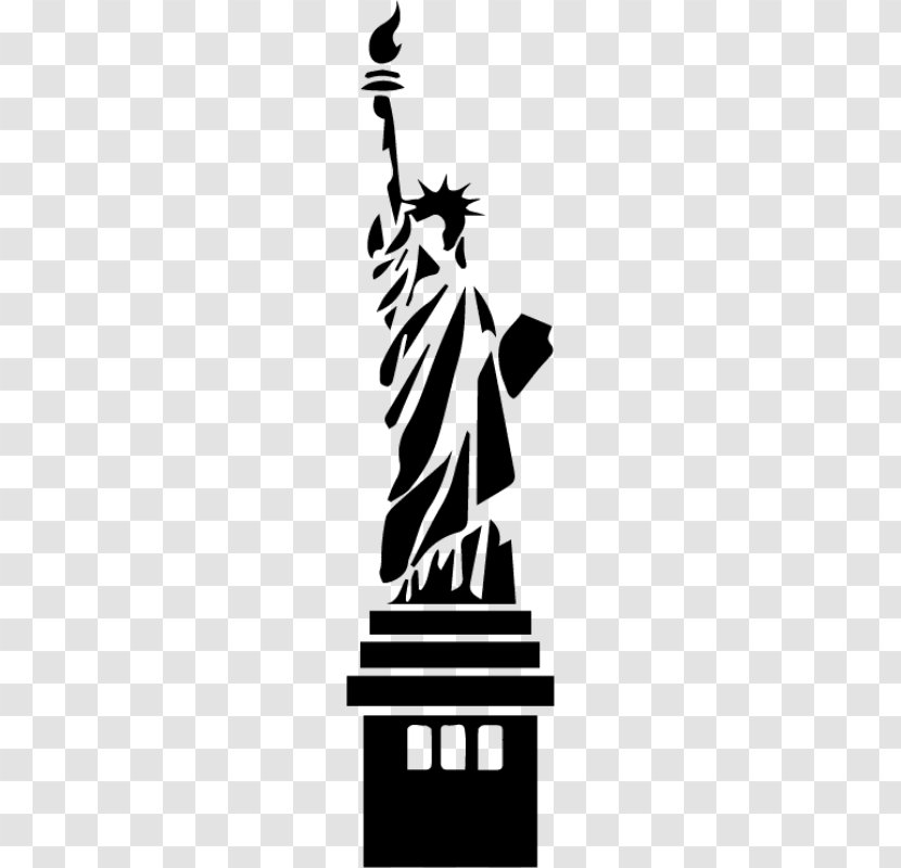 Statue Of Liberty Monument Clip Art - United States - Thick Respect For The Elderly Transparent PNG