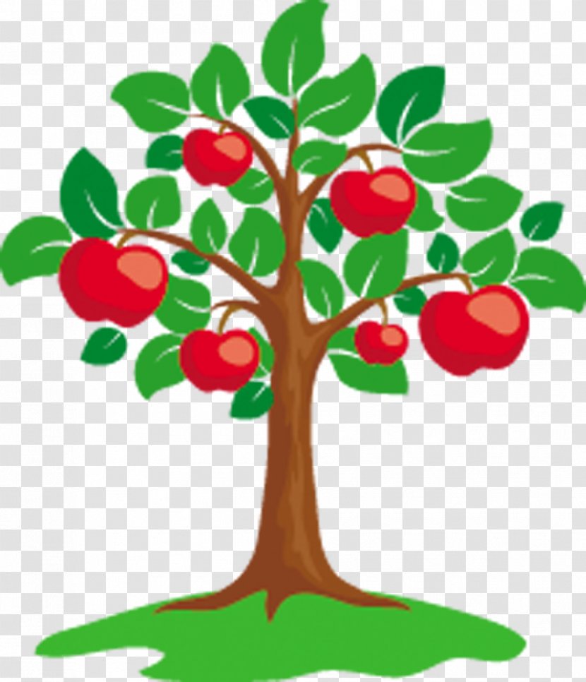 Apple Tree Clip Art - Dry Fruit Transparent PNG