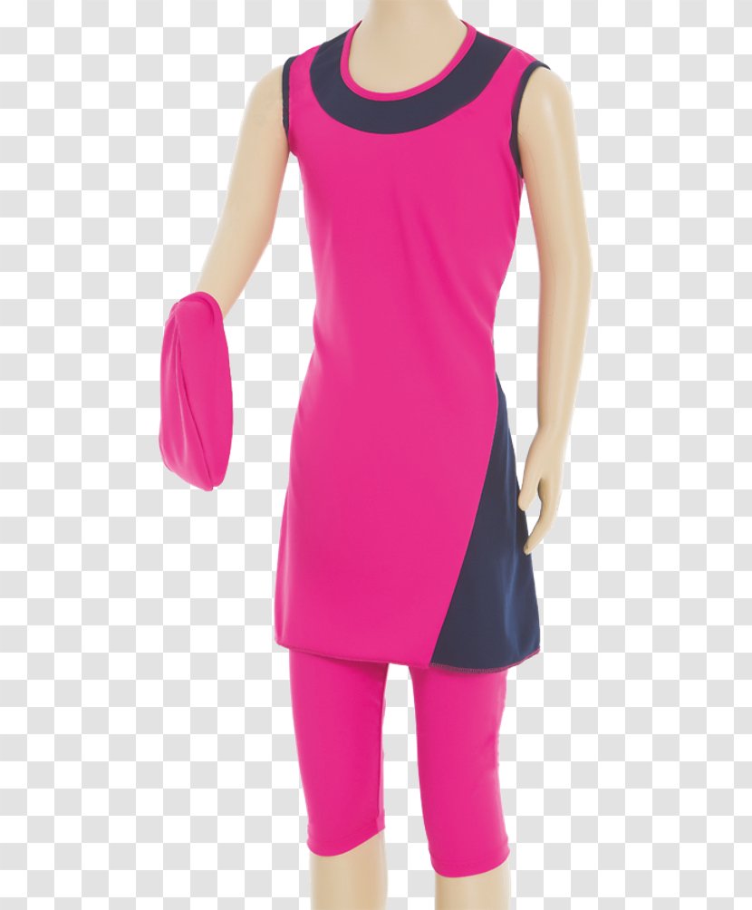 Shoulder Sleeve Dress Pink M Sportswear Transparent PNG