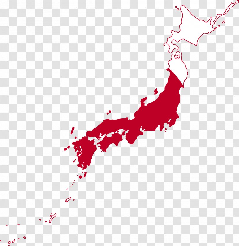 Flag Of Japan Map Clip Art Transparent PNG