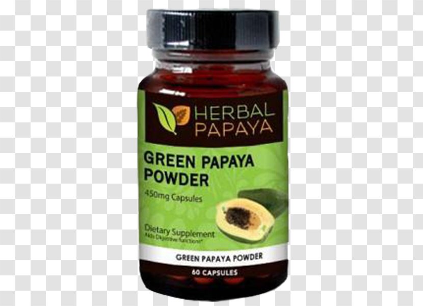 Papaya Extract Organic Food Dietary Supplement Juice - Green Transparent PNG