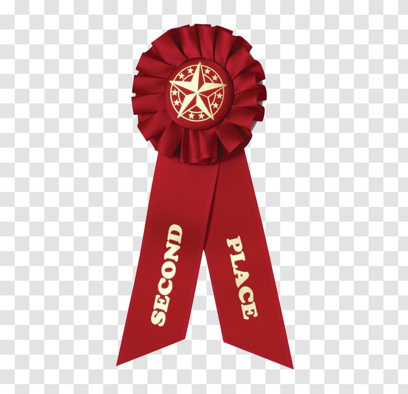 Ribbon Rosette Award Trophy Printing - Flower Transparent PNG