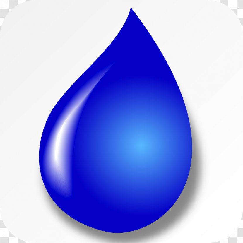Sphere - Electric Blue - Drop Clipart Transparent PNG