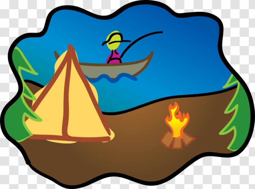 Camping Tent Campsite Clip Art - Free Content - River Camp Cliparts Transparent PNG