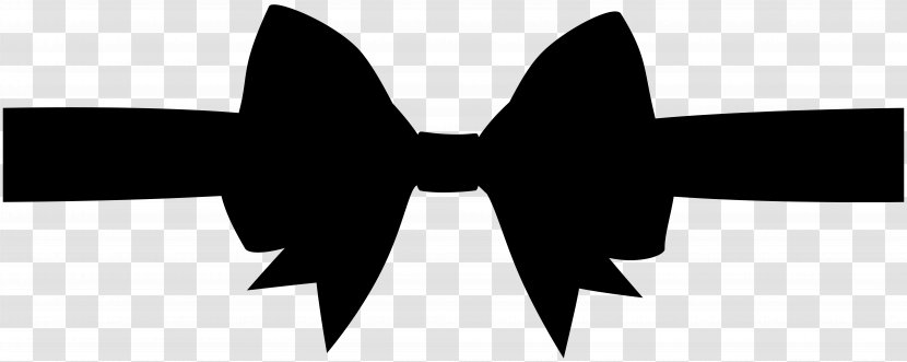 Line Angle Clip Art Black M - Blackandwhite - Bow Tie Transparent PNG
