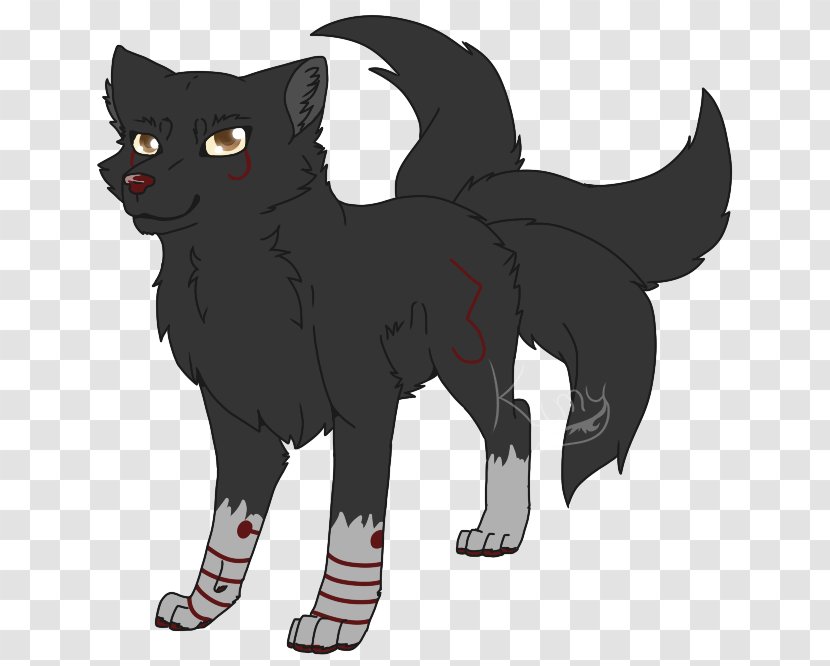Whiskers Dog Cat Legendary Creature Paw - Black Transparent PNG