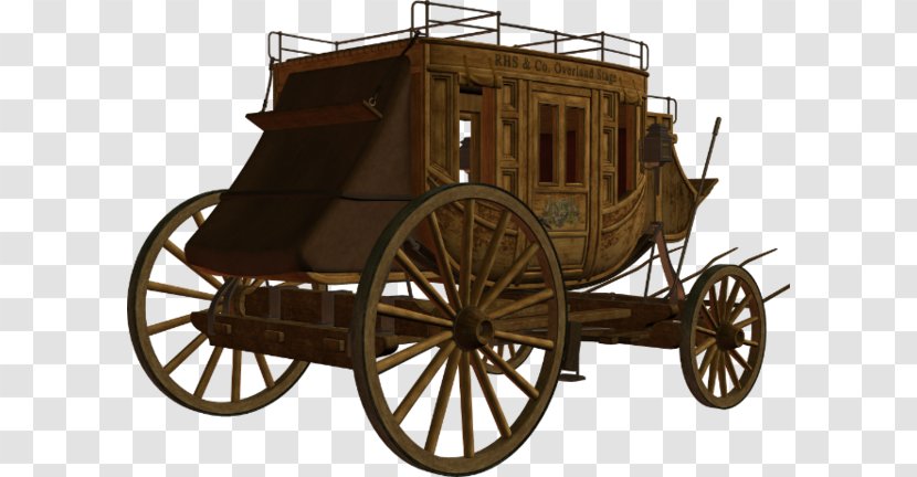 Carriage Wagon Chariot Cart - Car - Carrosse Transparent PNG