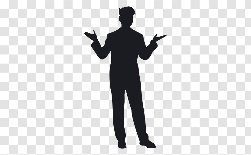 Man Silhouette - Cartoon Transparent PNG