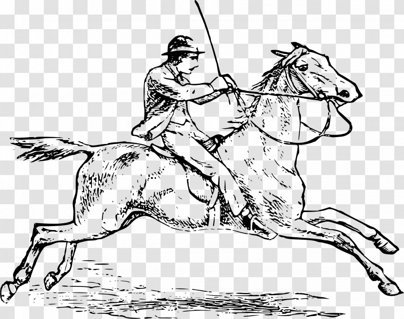 Horse Equestrian Rein Clip Art - Fictional Character - Riding Transparent PNG