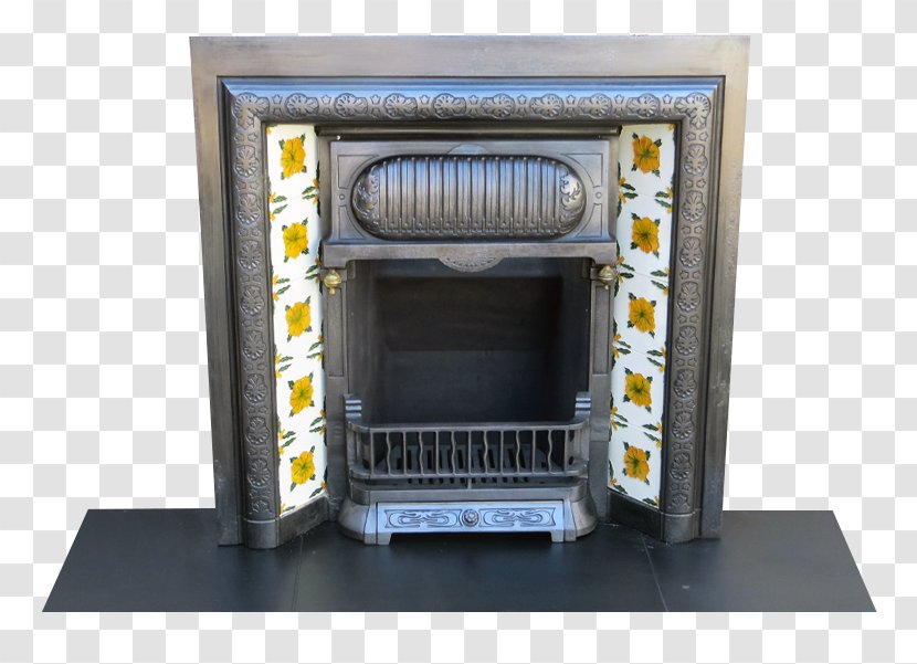 Fireplace Insert Cast Iron Solid Fuel Hearth - VICTORIAN AGE Transparent PNG