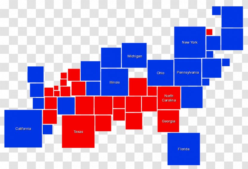 US Presidential Election 2016 United States Election, 2012 Cartogram - Candidates Cv Transparent PNG