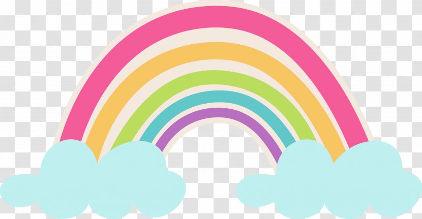 Rainbow Cloud Arc - Moon - Arco-iris Transparent PNG