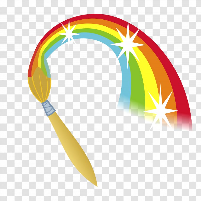 Paintbrush Painting Clip Art - Paint - Rainbow Transparent PNG