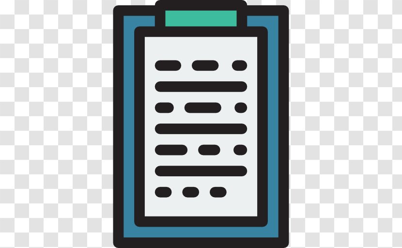 Clipboard Icon - Rectangle - Numeric Keypad Transparent PNG