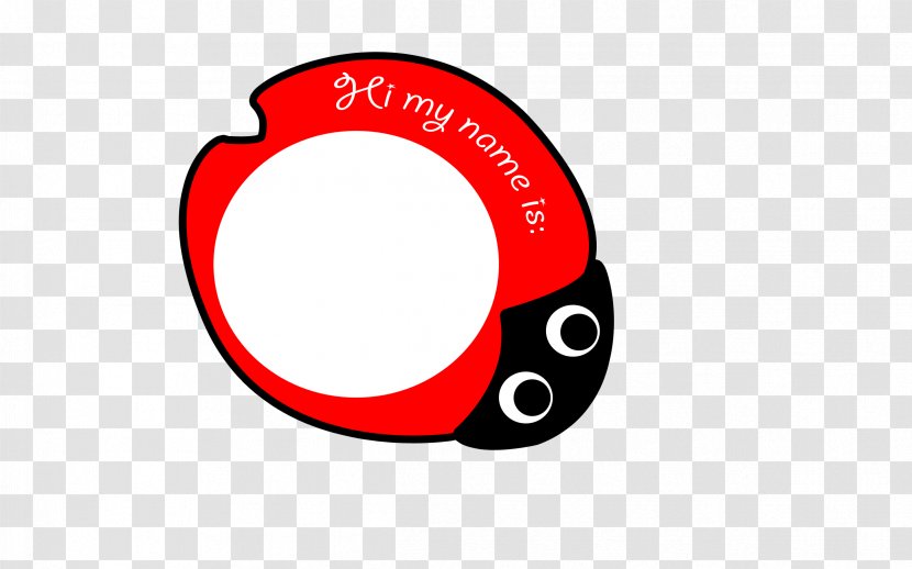 Name Tag Sticker Brand Logo Clip Art - Red - Nametag Transparent PNG