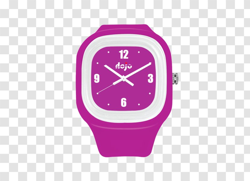 Watch Purple Green Magenta Color - White - Free Pink Flower Buckle Material Wealth Transparent PNG