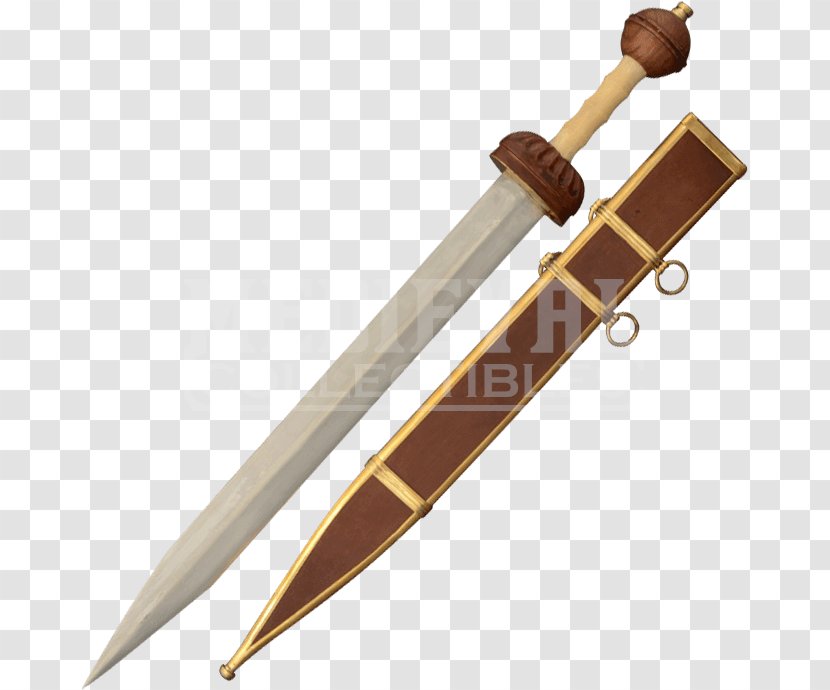 Dagger Gladius Sword Weapon Parazonium - Rapier Transparent PNG