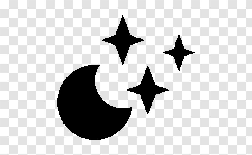 Symbol Moon - Black Transparent PNG
