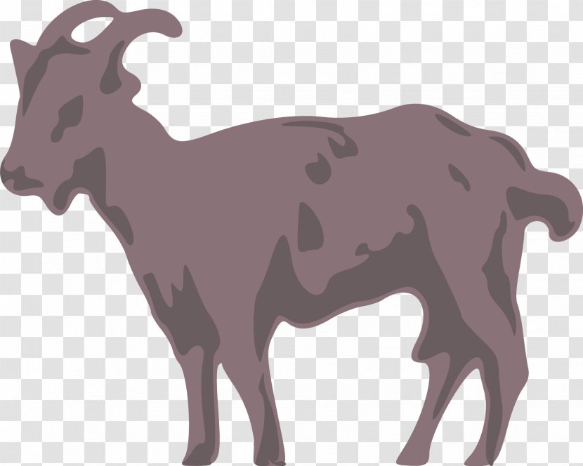 Goat Free Content Clip Art - Bull - Vector Painted Transparent PNG