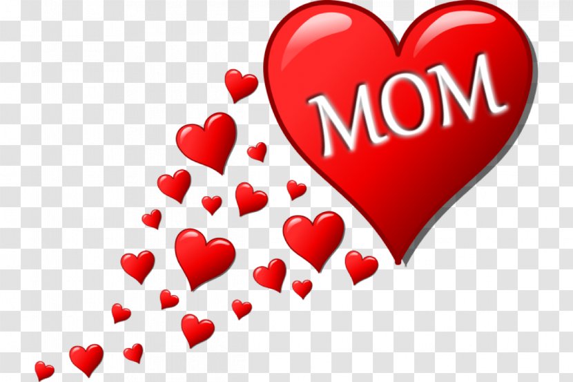 Mother's Day Child Heart Clip Art - Cartoon Transparent PNG