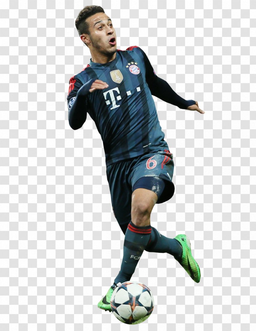 Team Sport FC Bayern Munich T-shirt Football Player - Tshirt - Thiago Alcantara Transparent PNG