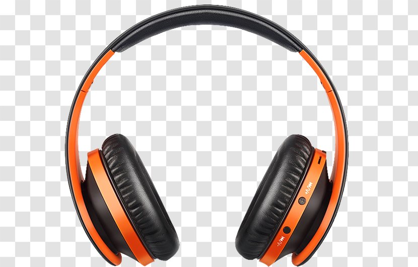 Microphone Noise-cancelling Headphones Beats Electronics Wireless - Audio Equipment - Orange Transparent PNG