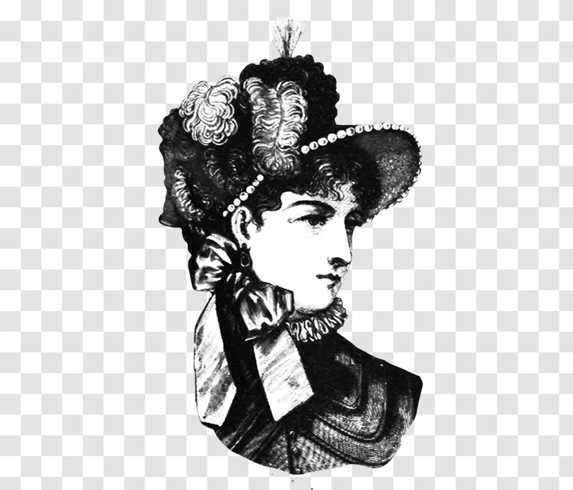 Victorian Era Bonnet Hat Headgear Fashion - Portrait Transparent PNG