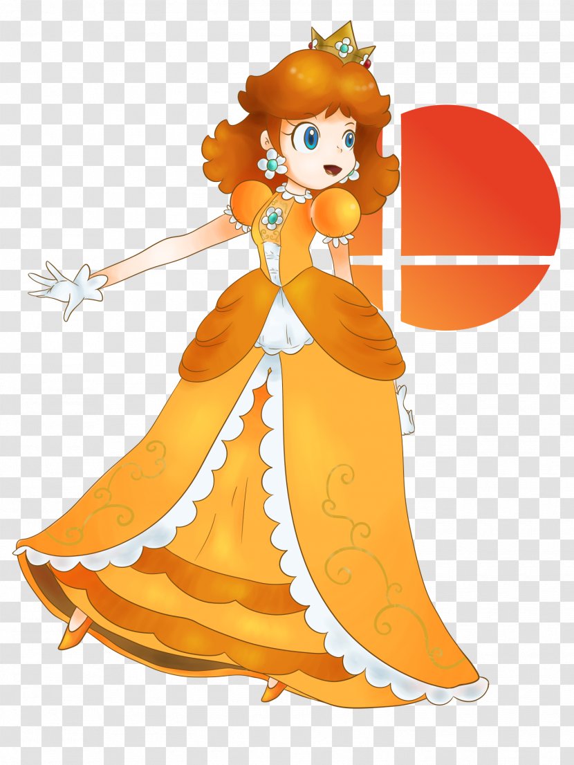 Princess Daisy Super Smash Bros. For Nintendo 3DS And Wii U Video Games Luigi Paper Mario Transparent PNG