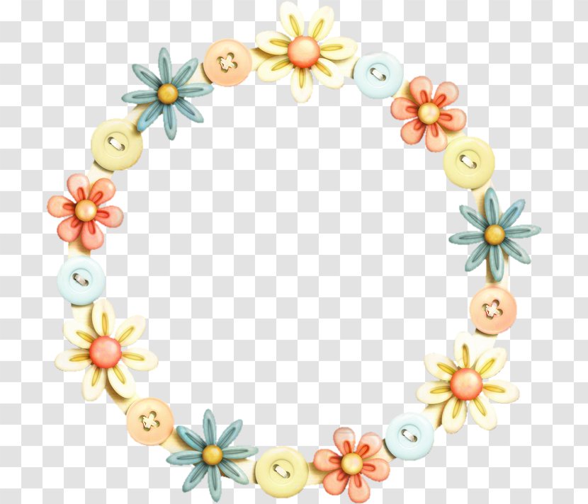 Clip Art Image Borders And Frames Drawing - Jewellery - Flower Transparent PNG