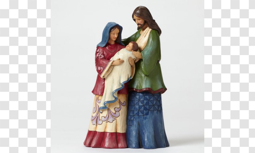 Nativity Scene Holy Family Christmas Figurine - Statue Transparent PNG