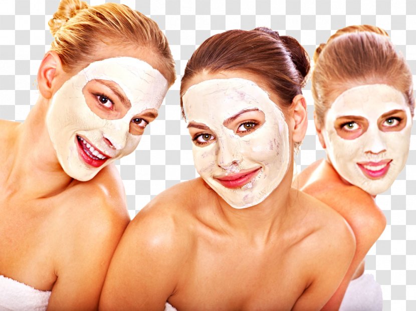 Day Spa Facial Massage Pedicure - Head - Woman With Mask Transparent PNG
