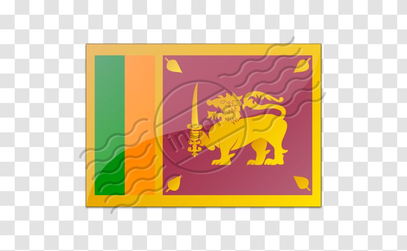 Flag Of Sri Lanka National Sinhala - Flags The World Transparent PNG