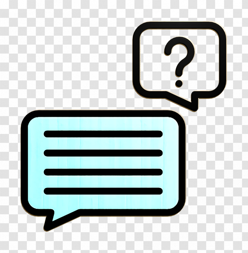 Linear Color SEO Icon Chat Icon Talk Icon Transparent PNG