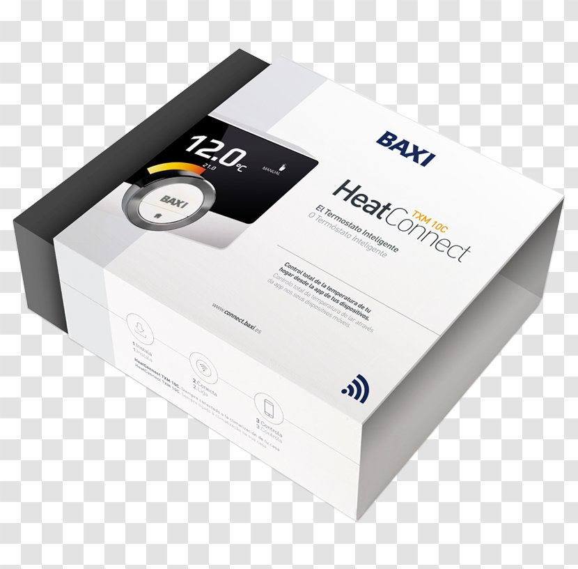Baxi Boiler Thermostat Air Conditioning Wi-Fi - Heat - Interface Demonstration Transparent PNG