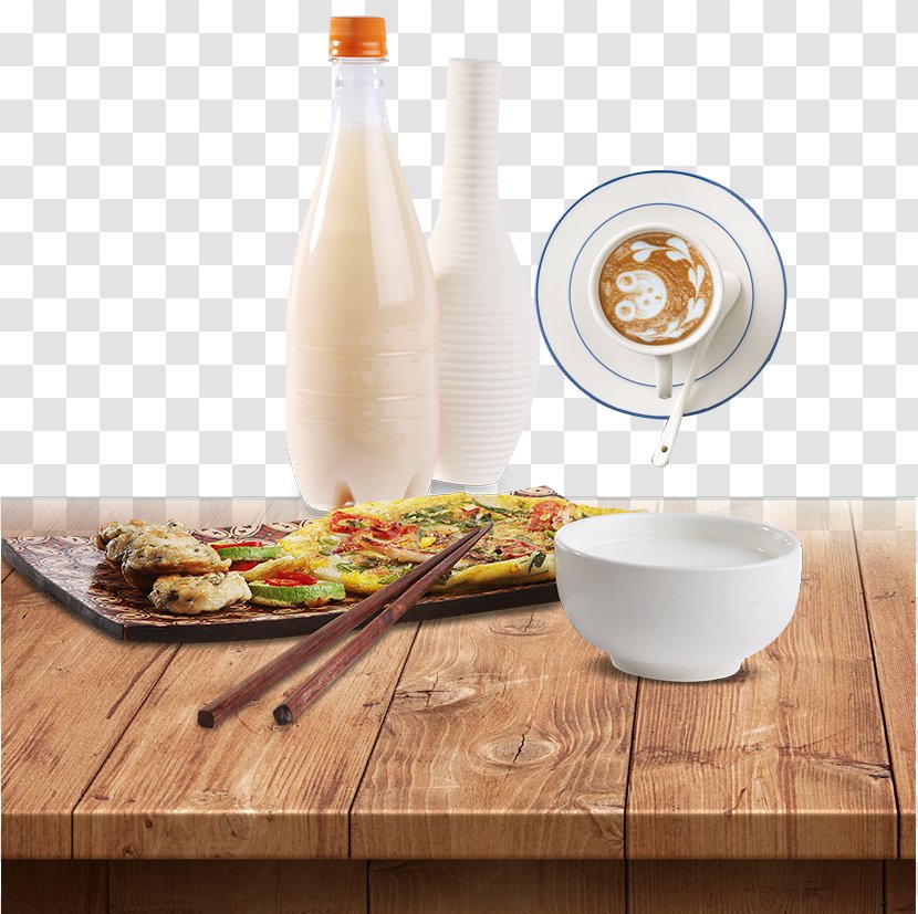 Breakfast Drink Makgeolli Table - Food Transparent PNG