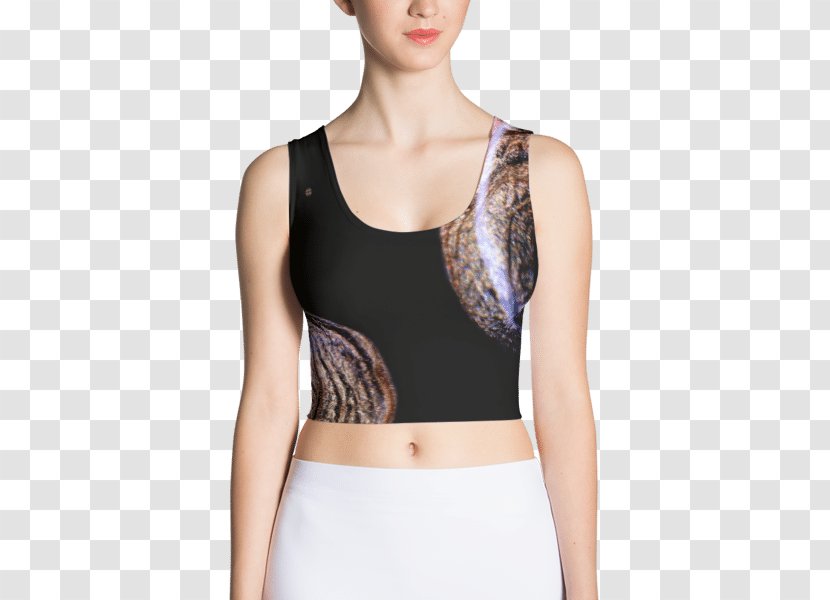 T-shirt Crop Top Clothing Yoga Pants - Heart Transparent PNG