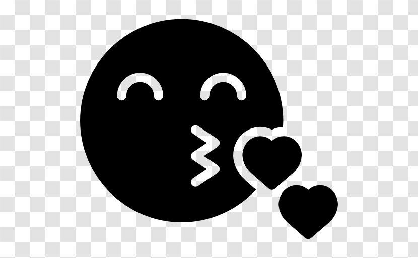 Emoticon Smiley Clip Art - Black And White Transparent PNG