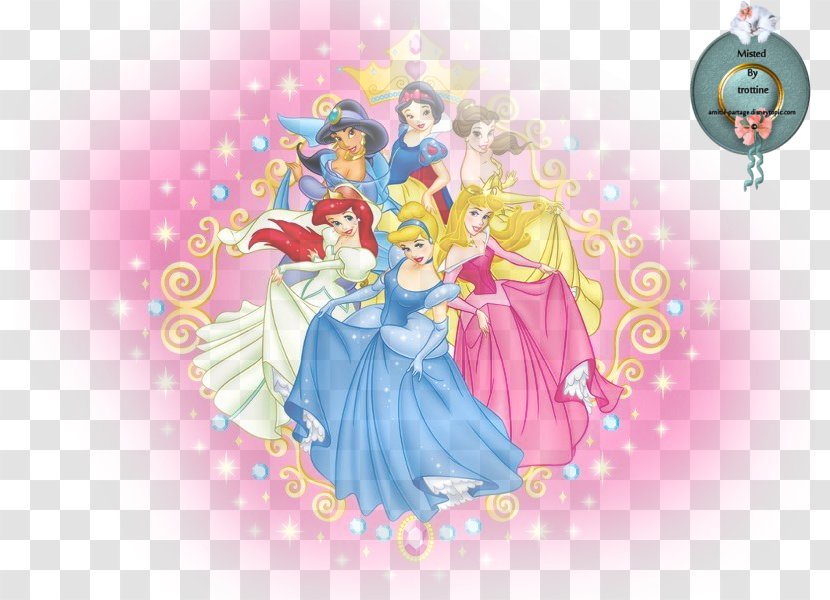 Belle Cinderella Disney Princess Aurora Rapunzel - Watercolor Transparent PNG