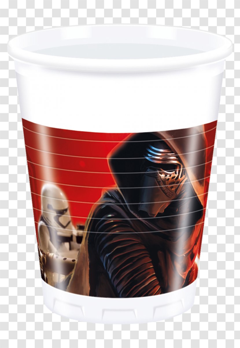 Rey BB-8 R2-D2 Star Wars The Force - Coffee Cup - Plastic Transparent PNG