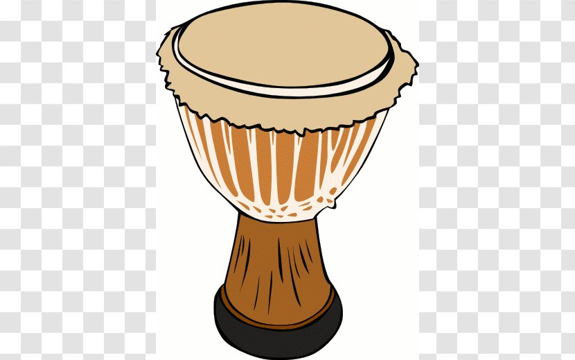 Africa Drum Djembe Musical Instrument Clip Art - Cliparts Transparent PNG