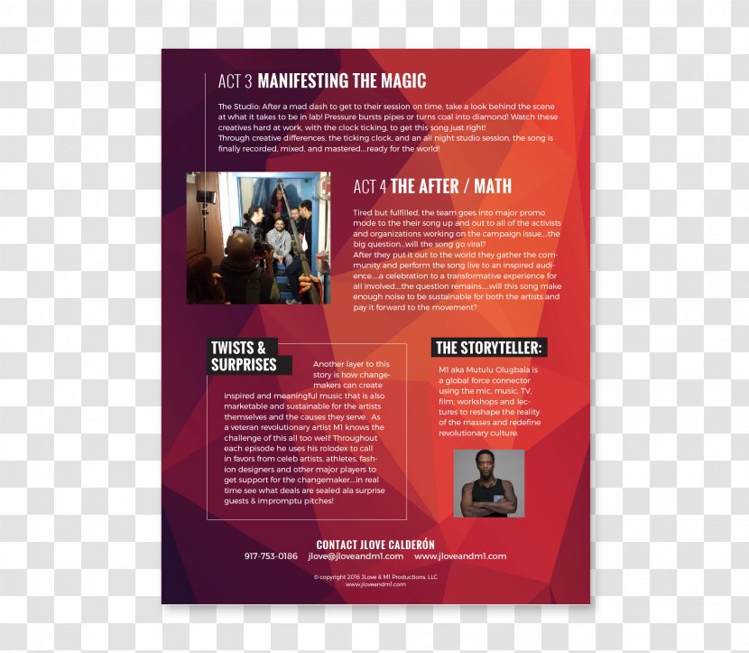 Brand Brochure - Indie Festival Transparent PNG