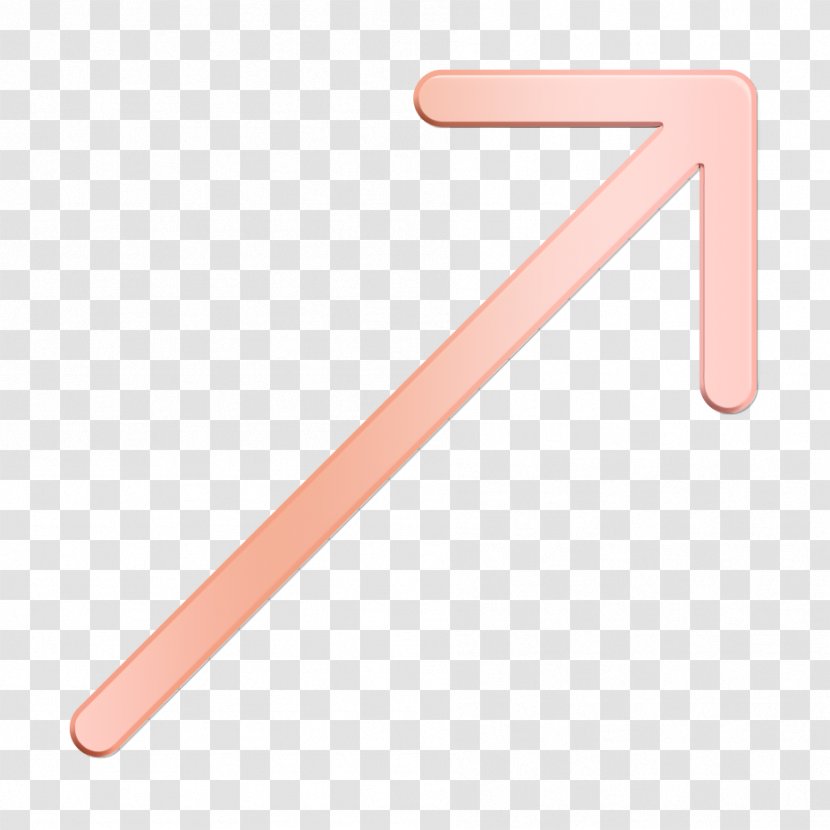 Arrow Icon Diagonal Diagonalarrowupright - Pink Up Transparent PNG