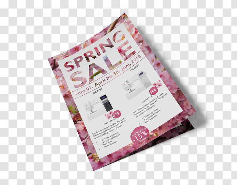 JANOME Deutschland GmbH Sewing Machines Hand-Sewing Needles Public Relations - Brother Industries - Spring Flyer Transparent PNG