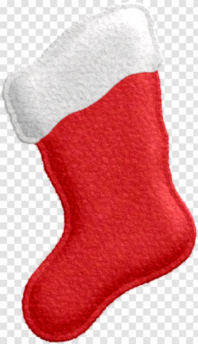 Christmas Stocking Socks - Interior Design Costume Accessory Transparent PNG