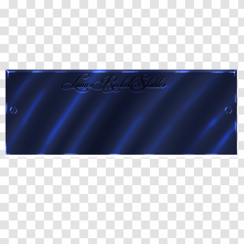 Rectangle Font - Blue - Name Plate Transparent PNG