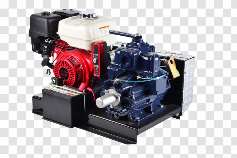 Vacuum Pump Truck Compressor Hydraulic Drive System - Skid Mount Transparent PNG