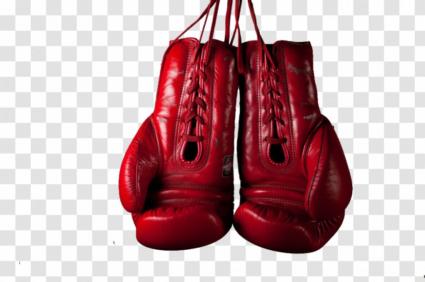 Boxing Glove Stock Photography Everlast - Footwear - Red Gloves Transparent PNG